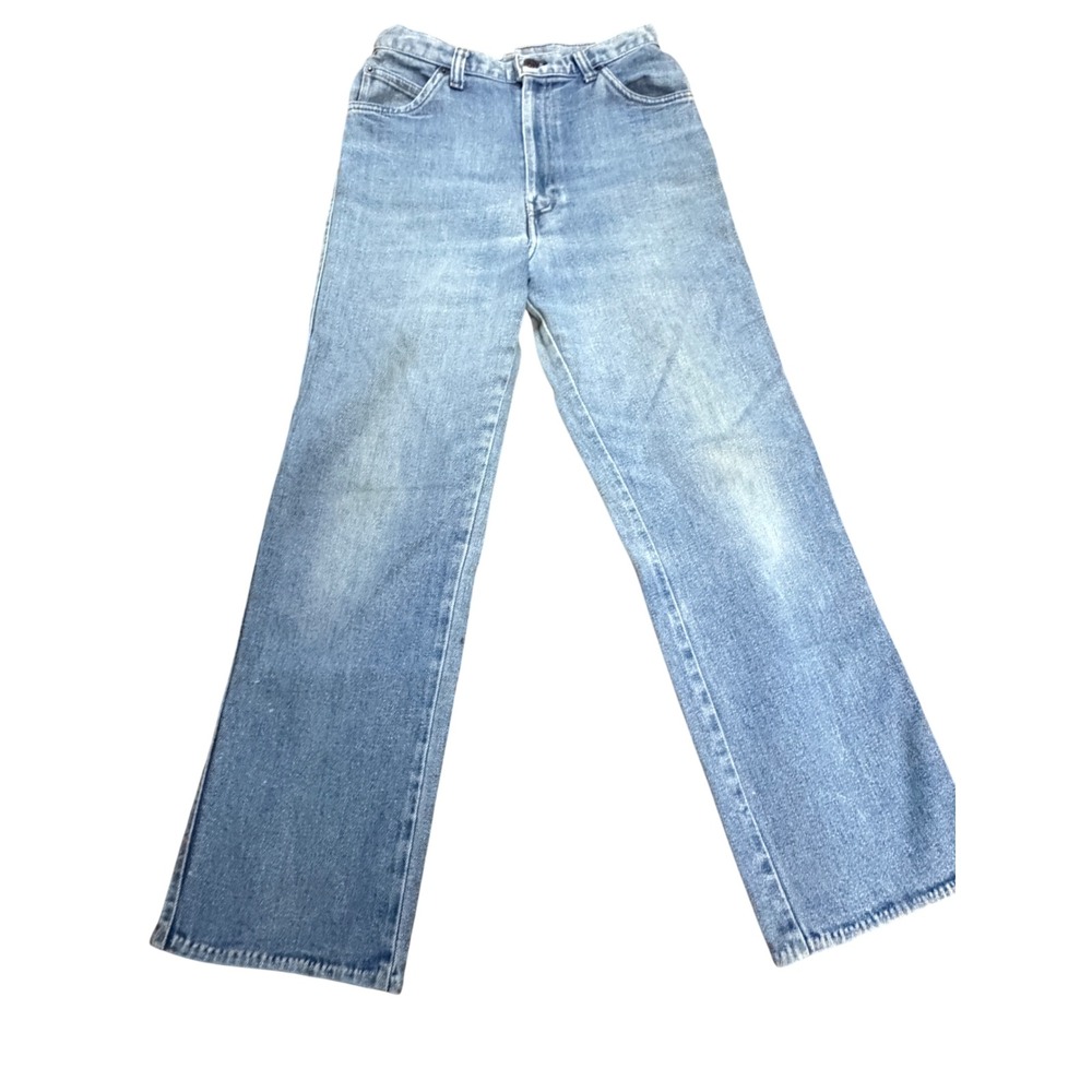 Vintage 1970s Levi's White Tab Jeans 26x26 Talon High Rise Light Wash